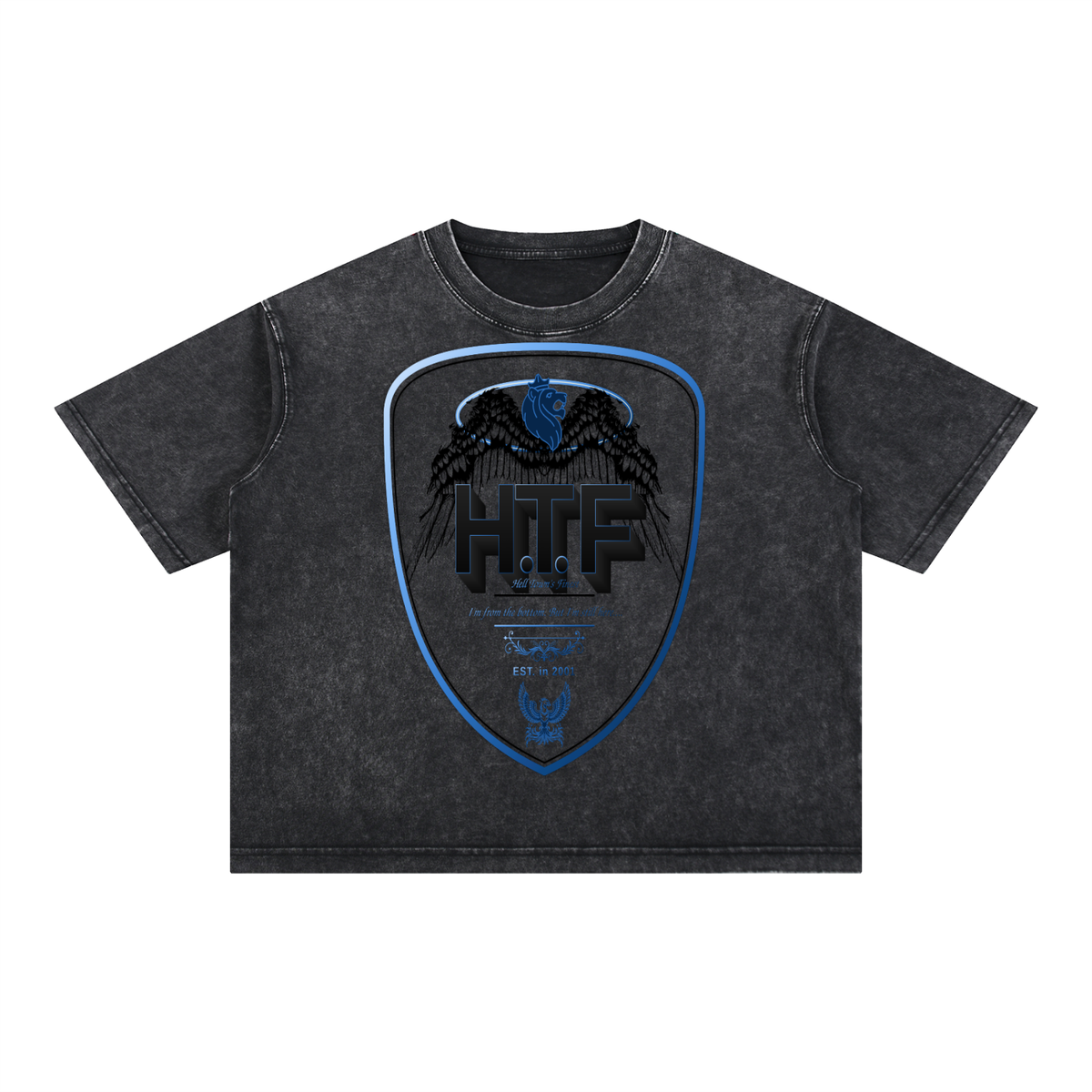 Mineral Wash Boxy Cotton T-Shirt