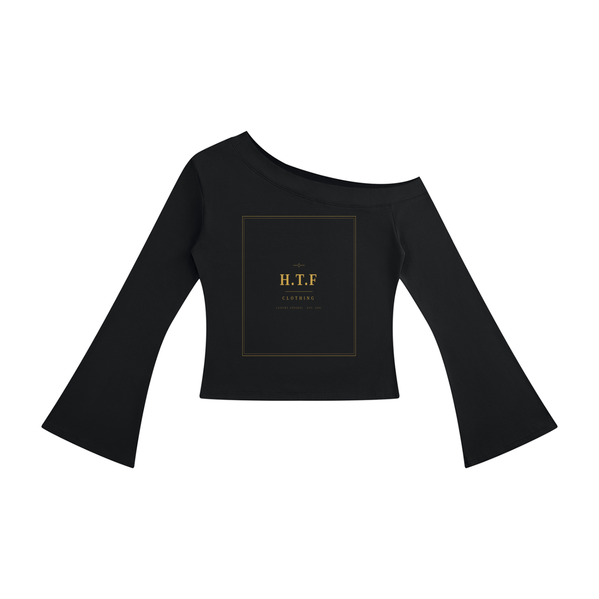 Women's Off-Shoulder Bell Sleeve T-Shirt