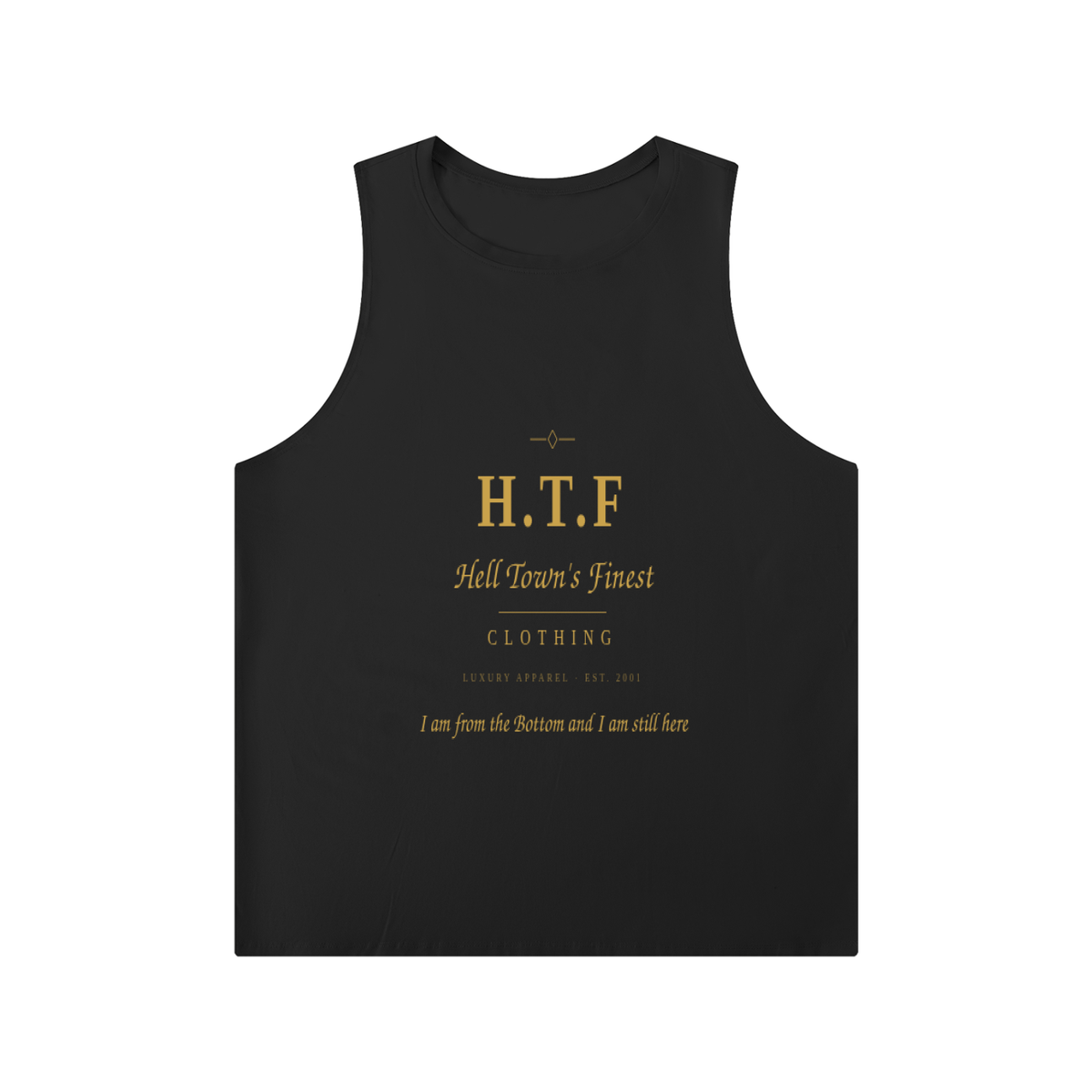Men's Solid Color Crewneck Tank Top