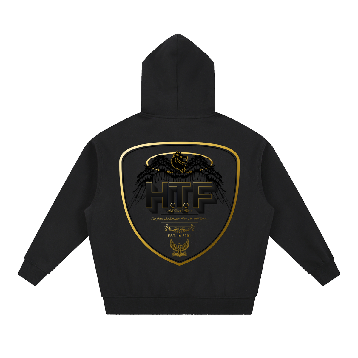 Essential Oversized Boxy Fit Fleece Hoodie